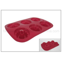 6 Cups Silicone Rubber Cake Mold (RS03)